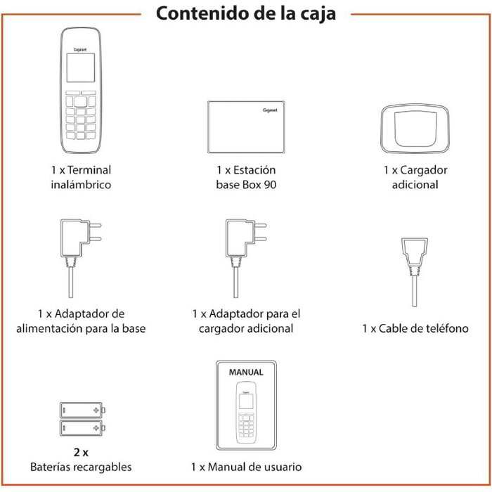 Gigaset Teléfono Inalámbrico CL390 Gris, con Pantalla de Alto Contraste, ECO DECT, Agenda 150 Contactos, Bloqueo de Llamadas, 4 Auriculares Ampliables, S30852-H2902-D203